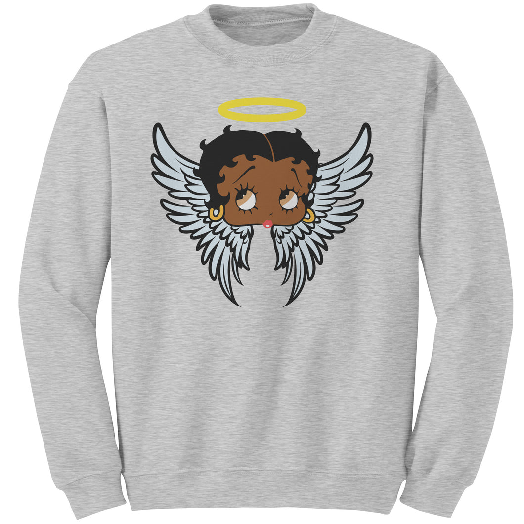 Betty Boop Sweatshirt, Christmas Sweatshirt, Betty Boop Shirt, Vintage Sweatshirt, Christmas Gifts For Her Betty Boop Womens Sweatshirt Gift