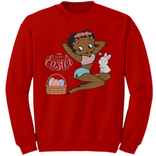 Load image into Gallery viewer, Betty_Boop_Sweatshirt_Cute_Easter_Sweat_Red_Mockup.png
