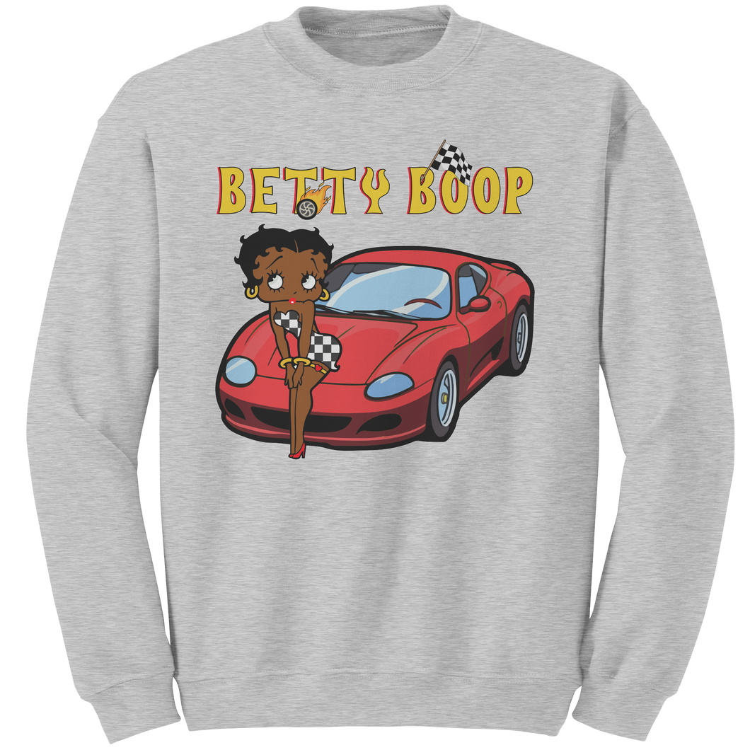 Betty_Boop_Sweatshirt_Drag_Racing_Shirt_Ash_Mockup.png