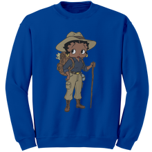 Load image into Gallery viewer, Betty_Boop_Sweatshirt_For_Hiking_Sweater_Royal_Mockup.png_15708728
