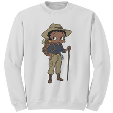Load image into Gallery viewer, Betty_Boop_Sweatshirt_For_Hiking_Sweater_White_Mockup.png_15708731
