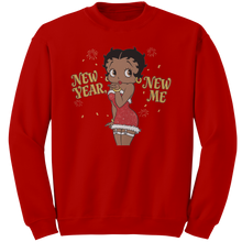 Load image into Gallery viewer, Betty_Boop_Sweatshirt_New_Year_Sweatshi_Red_Mockup.png
