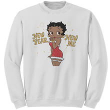 Load image into Gallery viewer, Betty_Boop_Sweatshirt_New_Year_Sweatshi_White_Mockup.png
