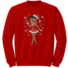 Load image into Gallery viewer, Betty_Boop_Sweatshirt_Womens_Christmas__Red_Mockup.png
