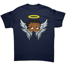 Load image into Gallery viewer, Betty Boop T-Shirt Gifts for Her, Cute Betty Boop Shirt, Betty Boop Christmas Shirt, Betty Boop Angel Design Graphic Tee, Christmas Gifts
