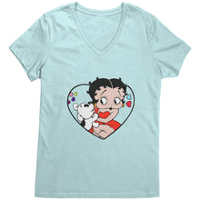 Load image into Gallery viewer, Betty Boop with Dog and Heart
