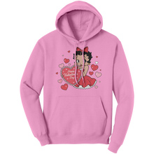 Load image into Gallery viewer, Betty_Boop_with_Heart_Hoodie_Valentines_Light_Pink_Front_Mockup.png_15292924

