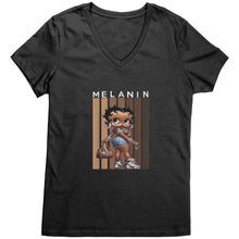 Load image into Gallery viewer, Betty I&#39;m Melanin - V-Neck T-Shirt
