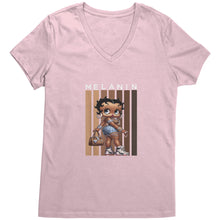 Load image into Gallery viewer, Betty I&#39;m Melanin - V-Neck T-Shirt
