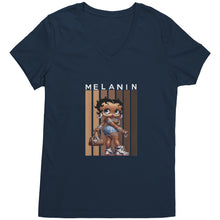 Load image into Gallery viewer, Betty I&#39;m Melanin - V-Neck T-Shirt
