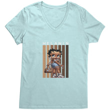 Load image into Gallery viewer, Betty I&#39;m Melanin - V-Neck T-Shirt
