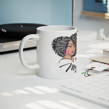 Load image into Gallery viewer, Black_Girl_Magic_Mug_Ceramic_Coffee_Cup_Lifestyle_Record_Player_Mockup.png_15667695
