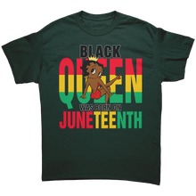 Load image into Gallery viewer, Black_Queen_Shirt_Betty_Boop_Shirt_Bla_Forest_Green_Mockup.png
