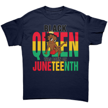 Load image into Gallery viewer, Black_Queen_Shirt_Betty_Boop_Shirt_Bla_Navy_Front_Mockup.png

