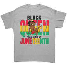 Load image into Gallery viewer, Black_Queen_Shirt_Betty_Boop_Shirt_Bla_Sport_Grey_Front_Mockup.png
