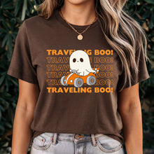 Load image into Gallery viewer, Comfort Colors Traveling Boo Shirt, Cute Halloween Shirt, Spooky Season Shirt, Trick or Treat Shirt, Halloween Gift, Ghost Shirt, Unsex Tee
