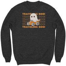 Load image into Gallery viewer, Comfort Colors Traveling Boo Sweatshirt, Cute Halloween Sweatshirt Spooky Season Sweatshirt, Funny Halloween Ghost Sweatshirt Halloween Gift
