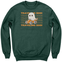 Load image into Gallery viewer, Comfort Colors Traveling Boo Sweatshirt, Cute Halloween Sweatshirt Spooky Season Sweatshirt, Funny Halloween Ghost Sweatshirt Halloween Gift
