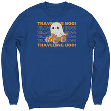 Load image into Gallery viewer, Comfort Colors Traveling Boo Sweatshirt, Cute Halloween Sweatshirt Spooky Season Sweatshirt, Funny Halloween Ghost Sweatshirt Halloween Gift
