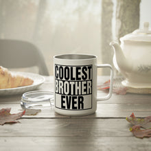 Load image into Gallery viewer, Brother Insulated Coffee Mug, 10oz, Christmas Gift for Brother, Cute Coffee Mug, Coolest Brother Mug, Best Brother Ever Mug, Travel Mug
