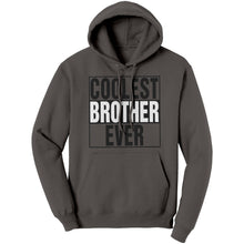 Load image into Gallery viewer, Coolest Brother Hoodie, Brother Sweater, Mens Clothing, Graphic Hoodie, Big Brother Shirt, Christmas Gifts For Older Brother, Family Gift
