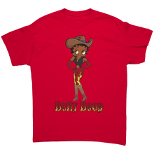Load image into Gallery viewer, Cowgirl_Shirt_Betty_Boop_T-Shirt_Betty_Red_Front_Mockup.png
