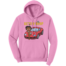 Load image into Gallery viewer, Cute_Betty_Boop_Hoodie_Drag_Racing_Shir_Light_Pink_Front_Mockup.png
