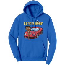 Load image into Gallery viewer, Cute_Betty_Boop_Hoodie_Drag_Racing_Shir_Royal_Front_Mockup.png
