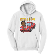 Load image into Gallery viewer, Cute_Betty_Boop_Hoodie_Drag_Racing_Shir_White_Front_Mockup.png

