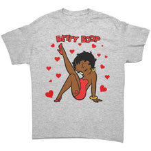 Load image into Gallery viewer, Cute Betty Boop Shirt, Betty Boop Tshirt, Betty Boop with Heart Shirt, Betty Boop Womens Shirt, Betty Boop Womens Clothing, Christmas Gift
