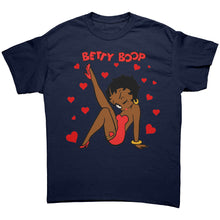 Load image into Gallery viewer, Cute Betty Boop Shirt, Betty Boop Tshirt, Betty Boop with Heart Shirt, Betty Boop Womens Shirt, Betty Boop Womens Clothing, Christmas Gift
