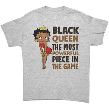 Load image into Gallery viewer, Cute_Betty_Boop_Shirt_Black_Queen_Shirt_Ash_Grey_Front_Mockup.png
