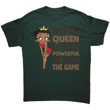 Load image into Gallery viewer, Cute_Betty_Boop_Shirt_Black_Queen_Shirt_Forest_Green_Mockup.png
