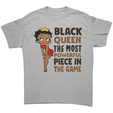 Load image into Gallery viewer, Cute_Betty_Boop_Shirt_Black_Queen_Shirt_Sport_Grey_Front_Mockup.png
