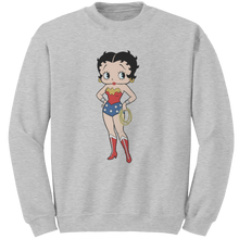 Load image into Gallery viewer, Cute_Betty_Boop_Sweatshirt_Betty_Boop_F_Ash_Mockup.png
