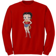 Load image into Gallery viewer, Cute_Betty_Boop_Sweatshirt_Betty_Boop_F_Red_Mockup.png
