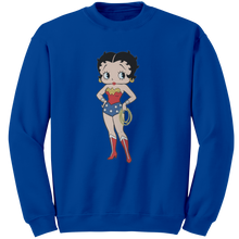 Load image into Gallery viewer, Cute_Betty_Boop_Sweatshirt_Betty_Boop_F_Royal_Mockup.png
