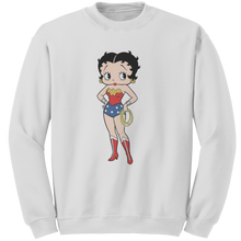 Load image into Gallery viewer, Cute_Betty_Boop_Sweatshirt_Betty_Boop_F_White_Mockup.png
