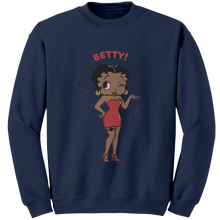 Load image into Gallery viewer, Cute_Betty_Boop_Sweatshirt_Cartoon_Char_Navy_Mockup.png
