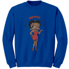 Load image into Gallery viewer, Cute_Betty_Boop_Sweatshirt_Cartoon_Char_Royal_Mockup.png
