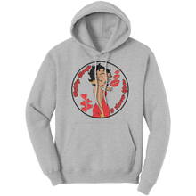 Load image into Gallery viewer, Cute_Betty_Boop_Womens_Hoodie_Betty_Boo_Ash_Front_Mockup.png
