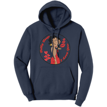 Load image into Gallery viewer, Cute_Betty_Boop_Womens_Hoodie_Betty_Boo_Navy_Front_Mockup.png
