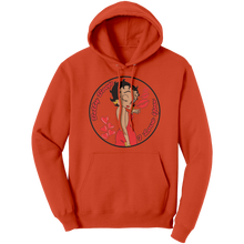 Load image into Gallery viewer, Cute_Betty_Boop_Womens_Hoodie_Betty_Boo_Orange_Front_Mockup.png

