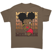Load image into Gallery viewer, Cute_Black_Girl_Art_Shirt_Melanin_Shirt_Brown_Savana_Front_Mockup.png
