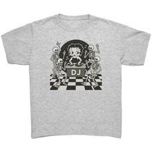 Load image into Gallery viewer, Cute_Halloween_Youth_Shirt_Betty_Boop_T_Ash_Mockup.png
