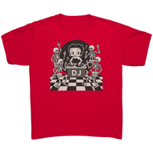 Load image into Gallery viewer, Cute_Halloween_Youth_Shirt_Betty_Boop_T_Red_Mockup.png
