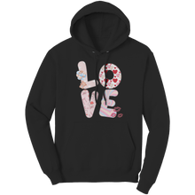 Load image into Gallery viewer, Cute_Love_Hoodie_Love_Hoodie_Heart_Hoo_Black_Front_Mockup.png
