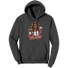 Load image into Gallery viewer, Cute_Valentines_Hoodie_I_Woke_Up_Like_T_Dark_Heather_Front_Mockup.png
