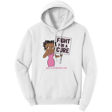 Load image into Gallery viewer, Fight_For_A_Cure_Cancer_Survivor_Hoodie_White_Front_Mockup.png

