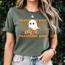 Load image into Gallery viewer, Comfort Colors Traveling Boo Shirt, Cute Halloween Shirt, Spooky Season Shirt, Trick or Treat Shirt, Halloween Gift, Ghost Shirt, Unsex Tee
